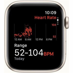 Apple Watch SE Smartwatch - 40 mm Case Height - 34 mm Case Width - luce delle stelle Case Color - luce delle stelle Band C
