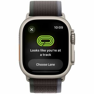 Apple Watch Ultra 2 Smartwatch - 49 mm Case Height - 44 mm Case Width - Titanio Case Color - Blu, Nero Band Color - Vetro 