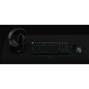 Logitech PRO Gaming Keyboard - Cable Connectivity - USB Interface - English (UK) - QWERTY Layout - Black - Mechanical Keys