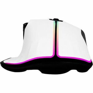 Ratón de juego Game Factor MOG602 - USB - Óptico - Blanco - Cable - 19000 dpi