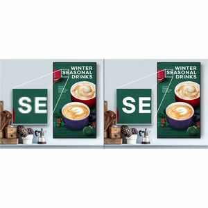 LCD Pantalla digital Signage Samsung QM65C 1651mm 4K UHD - 24 Horas/7 Días Operación - Energy Star - Vertical Alignment (V