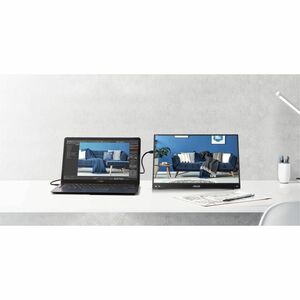Monitor LED Asus ZenScreen MB16AHV 406,4 mm (16") Class Full HD - 16:9 - 39,6 cm (15,6") Viewable - Tecnologia In-plane Sw