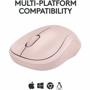 MOUSE SEM FIO BT LOGITECH M240 SILENT ROSA