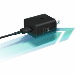 Samsung 25W PD Power Adapter, Black - 25 W - 3 A - Black