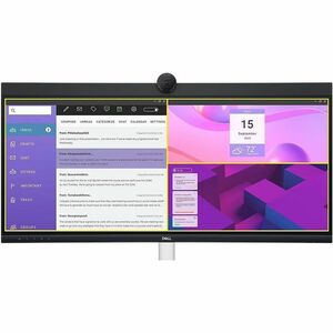 Dell P3424WEB 34" Class Webcam WQHD Curved Screen LED Monitor - 21:9 - 34.1" Viewable - In-plane Switching (IPS) Technolog