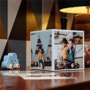 PP-201 5X5 PHOTO CUBE CREATIVE PACK WHITE GREEN (40SHEETS) + AC