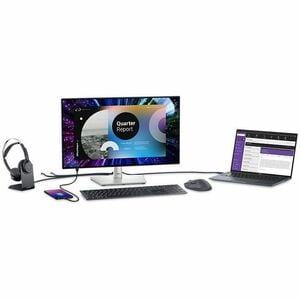 Dell UltraSharp U2424HE 24" Class Full HD LED Monitor - 16:9 - Black - 23.8" Viewable - In-plane Switching (IPS) Technolog