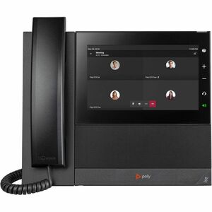 Poly CCX 600 Telefone IP - Wi-Fi, Bluetooth - Secretária - Preto - 24 x Linha Total - VoIP - 17,8 cm (7") LCD - IEEE 802.1