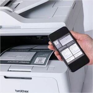 Brother MFC-L5710DW Wired & Wireless Laser Multifunction Printer - Monochrome - Copier/Fax/Printer/Scanner - 50 ppm Mono P