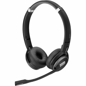 EPOS IMPACT SDW 5063T Wireless On-ear Stereo Headset - Black - Microsoft Teams Certification - Binaural - Ear-cup - 18000 