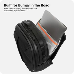 Sacoche de transport Hyper HyperPack Pro HP20P2BKGL - Sac à dos Style pour 32,8 cm (12,9") à 40,6 cm (16") Apple MacBook -