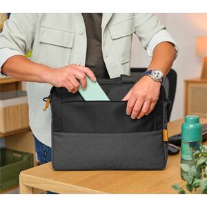 Trust Lisboa Tasche (Aktentasche) für 40,6 cm (16 Zoll) Notebook - Schwarz - Polyester Körper - Stoßsicher, Stoßfest, Wass