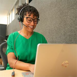 Poly Blackwire 8225 Wired On-ear, Over-the-head Stereo Headset - Black - Microsoft Teams Certification - Binaural - Supra-
