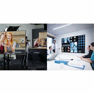 Samsung QH43C Digital Signage Display - 43" LCD - 24 Hours/7 Days Operation - 3840 x 2160 - 700 cd/m² - 2160p - HDMI - Wir