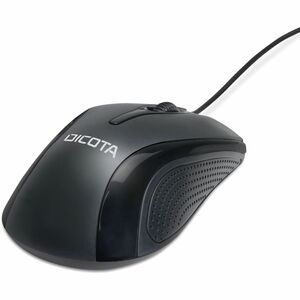 Dicota Maus - USB Typ-A - 3 Taste(n) - Schwarz - 1 - Kabel - 1200 dpi Auflösung - Scroll-Rad - Symmetrisch