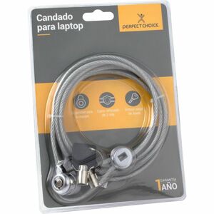 Candado para Laptop con Cable de Acero Incluye Juego de Llaves | PERRFECT CHOICE