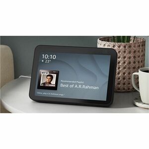 Amazon Echo Show 8 2nd Smart Home Hub - Alexa - IEEE 802.11a/b/g/n/ac - Bluetooth - Black - Camera, Microphone, Speaker - 