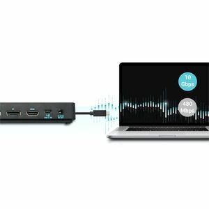 i-tec USB-Typ C Docking Station für Monitor, Tablet-PC, Notebook - Ladefunktion - Schwarz - 3 Unterstützte Displays - 4K U