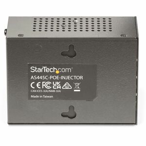 StarTech.com PoE++-Injektor - TAA-konform - 120 V AC, 230 V AC Eingang - 54 V DC, 3,30 A Ausgang - 160 W - Schwarz