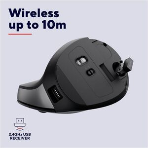 Trust Bayo II Maus - USB 3.0 Typ A - 6 Taste(n) - Schwarz - Kabel - 2400 dpi Auflösung - Scroll-Rad - Rechtshändig
