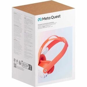 Quest 3 Facial Interface and Head Strap - Blood Orange