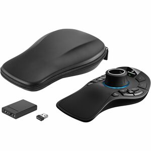 3Dconnexion SpaceMouse Pro Wireless - Bluetooth Edition - Wireless - Bluetooth - 2.40 GHz - Rechargeable - USB Type C - 15