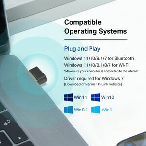 Adaptateur Combo Wifi/Bluetooth TP-Link Archer T2UB Nano - IEEE 802.11ac - Bluetooth 4.2 - Bi bande pour Ordinateur de bur