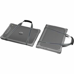 Extreme Shell-F2 Slide Case for HP G9/G8 Clamshell 11.6" (Grey/Clear) - For HP Chromebook - Clear, Gray - Shock Absorbing,