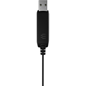 EPOS PC 7 USB Kabel Auf den Ohren Mono Headset - Schwarz - Monaural - Ohraufliegend - 42 Hz bis 17 kHz Frequenzgang - 200 