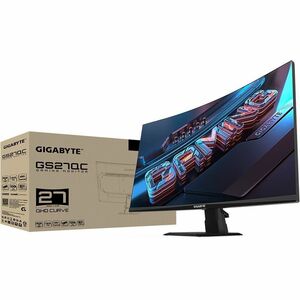 Gigabyte 68.58 cm (27") Class WQHD Curved Screen Gaming LED Monitor - 68.58 cm (27") Viewable - Vertical Alignment (VA) - 