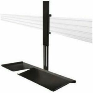 ProInstall Shelf - 4 kg Weight Capacity - Steel - Black - Powder Coated, Durable, Wall Mountable