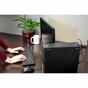 Noble NG04T Cable Lock For Notebook, Docking Station, Printer, Projector - 1.80 m Cable - Patented T-bar/Key Lock - Silver