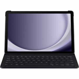 Samsung Book Cover Tastatur/Cover (Buchfalz) Samsung Galaxy Tab A9+ Tablet - Schwarz - 174,5 mm Höhe x 261,4 mm Breite x 1