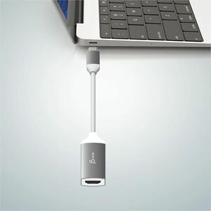 j5create JCA153G-N A/V-Adapter - 1 - 3840 x 2160 Supported - Grau, Weiß