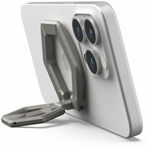 Urban Armor Gear Magnetic Ring Stand - Titanium - Portrait, Landscape - 2.4" Width x 0.5" Depth - Metal, Titanium, Zinc - 