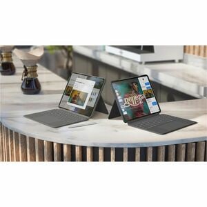 Logitech Combo Touch Keyboard/Cover Case Apple iPad Air (5th Generation), iPad Air (4th Generation) Tablet - Grey - Scuff 