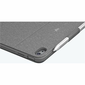 Logitech Combo Touch Keyboard/Cover Case Apple, Logitech iPad (10th Generation) iPad - Oxford Gray - Scrape Resistant, Bum