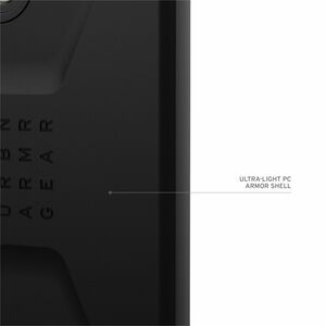 Urban Armor Gear Civilian Rugged Case for Samsung Galaxy S24 Ultra Smartphone, Stylus - Dynamic Hexagon - Black - Shock Ab