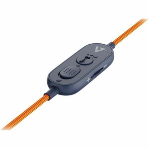 V7 Safe Sound 2 HU590E Kabel Auf den Ohren, Über das Ohr, Kopfbügel Stereo Headset - Orange, Dunkelblau - Binaural - Ohrum