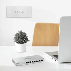 ZYXEL XMG-108 8 Ports Ethernet Switch - Gigabit Ethernet, 10 Gigabit Ethernet - 10/100/1000Base-T, 10GBase-X - 2 Layer Sup