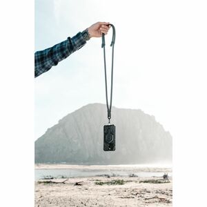 Urban Armor Gear Civilian Adjustable Lanyard - Carabiner Attachment - Dune - Woven, Polyester