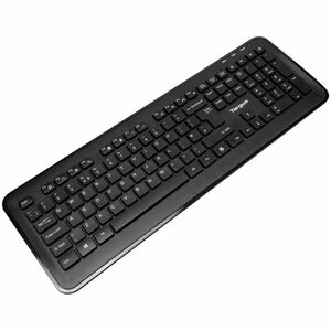 Targus AKM610UK Keyboard & Mouse - QWERTY - English (UK) - USB Wireless RF 2.40 GHz Keyboard - Keyboard/Keypad Color: Blac