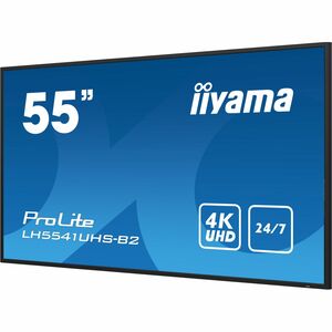 iiyama ProLite LH5541UHS-B2 1386,84 mm 4K UHD LCD Digital-Signage-Display - 24 Stunden/7 Tage Betrieb - IPS-Technologie (I