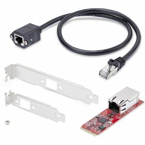 StarTech.com 1-Port 2.5GbE M.2 2280 Network Card, NBASE-T PCIe Ethernet Card, Intel I225-V, Multi-Gigabit Desktop NIC/LAN 