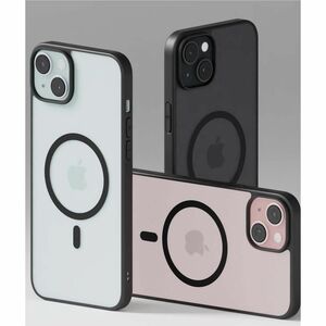 PEEL The Super Thin Bumper Case for iPhone 15 - For Apple iPhone 15 Smartphone - Black - Translucent, Matte - Drop Resista