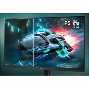 LG UltraGear 24GS60F-B 24" (609.60 mm) Class Full HD Gaming LCD Monitor - 16:9 - 23.8" (604.52 mm) Viewable - In-plane Swi