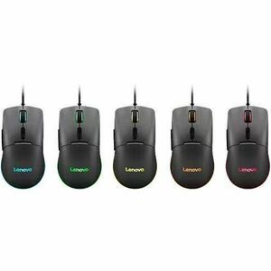 Lenovo M210 Gaming Mouse - USB Type A - Cable - 8000 dpi - Medium/Large Hand/Palm Size - Symmetrical