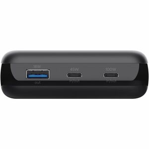 Trust Laro Stromspeicher - Schwarz - für Notebook, Smartphone, Tablet, Action-Kamera, MacBook, Spielkonsole - 1 x Typ-C 65