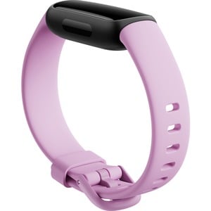 Fitbit Inspire 3 FB424 Smart Band - Black, Lilac Bliss Body Color - Heart Rate Monitor, Pulse Oximeter Sensor, Temperature