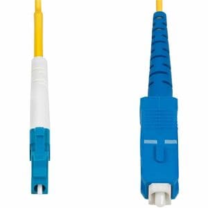 StarTech.com SPSMLCSC-OS2-1M. Kabellänge: 1 m, Lichtleitertyp: OS2, Anschluss 1: LC, Anschluss 2: SC, Lochdurchmesser: 9 µm